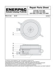 Enerpac BRD Cilindro Idraulico Impieghi Industriali Doppio Effetto 4-23 TON  Corsa 28-260mm - FAITshop